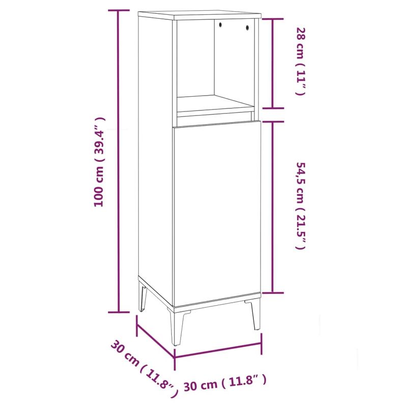 Casa si Gradina - Mobilier - Seturi de mobilier - Seturi baie - Set mobilier de baie, 3 piese, alb, lemn compozit - Infinity.ro