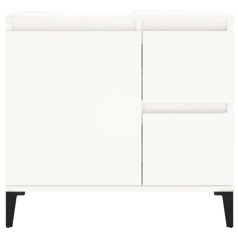 Casa si Gradina - Mobilier - Seturi de mobilier - Seturi baie - Dulap de baie, alb, 65x33x60 cm, lemn prelucrat - Infinity.ro