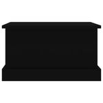 Casa si Gradina - Mobilier - Organizare si depozitare - Cutii depozitare - Raft de depozitare, negru, 50x30x28 cm, lemn prelucrat - Infinity.ro