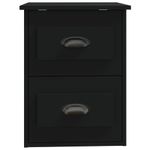 Casa si Gradina - Mobilier - Comode si corpuri - Noptiere - Noptiera de perete, negru, 41,5x36x53cm - Infinity.ro