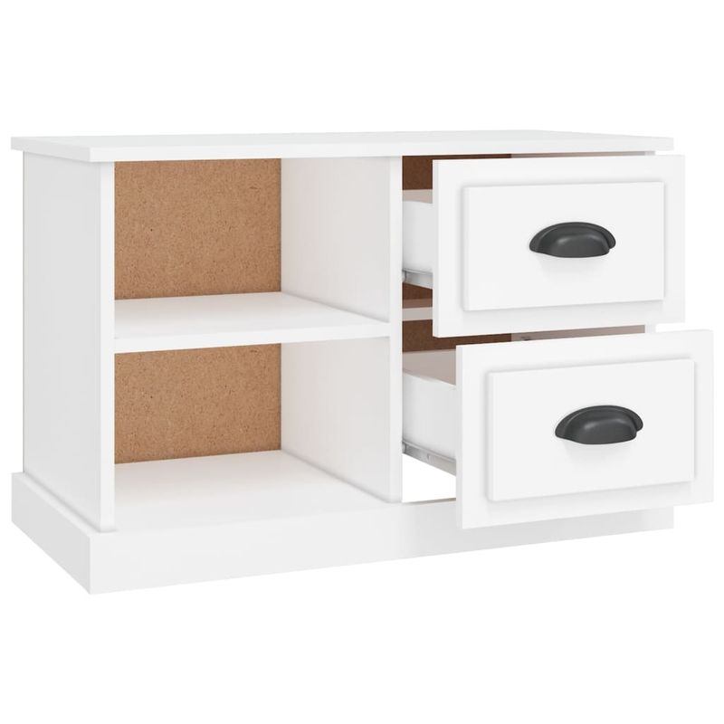 Casa si Gradina - Mobilier - Comode si corpuri - Comode - Comoda TV, alb, 73x35,5x47,5 cm, lemn prelucrat - Infinity.ro