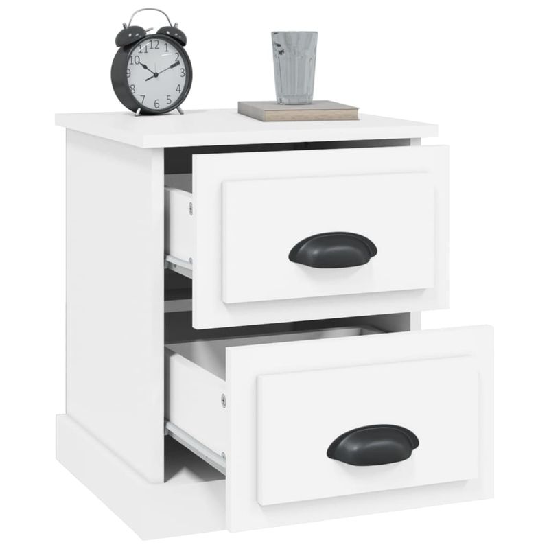 Casa si Gradina - Mobilier - Comode si corpuri - Noptiere - Noptiera, alb, 39x39x47,5 cm, lemn prelucrat - Infinity.ro