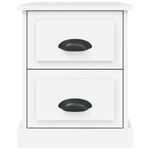 Casa si Gradina - Mobilier - Comode si corpuri - Noptiere - Noptiera, alb, 39x39x47,5 cm, lemn prelucrat - Infinity.ro