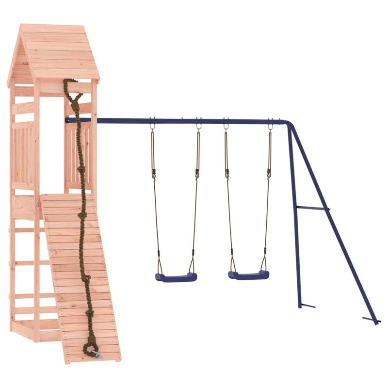 Jucarii, Copii si Bebe - Jucarii si jocuri - Jucarii de exterior - Spatii de joaca si accesorii - Set de joaca pentru exterior, lemn masiv de douglas - Infinity.ro