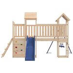 Jucarii, Copii si Bebe - Jucarii si jocuri - Jucarii de exterior - Spatii de joaca si accesorii - Set de joaca pentru exterior, lemn masiv de pin - Infinity.ro