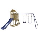 Jucarii, Copii si Bebe - Jucarii si jocuri - Jucarii de exterior - Spatii de joaca si accesorii - Set de joaca pentru exterior, lemn de pin impregnat - Infinity.ro