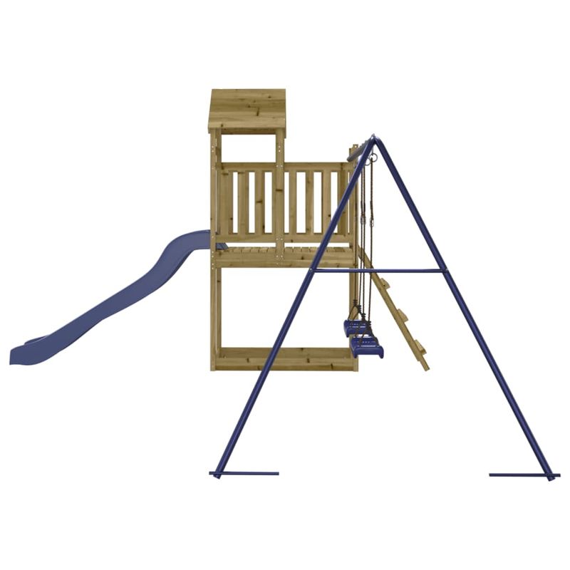 Jucarii, Copii si Bebe - Jucarii si jocuri - Jucarii de exterior - Spatii de joaca si accesorii - Set de joaca pentru exterior, lemn de pin impregnat - Infinity.ro