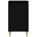 Casa si Gradina - Mobilier - Comode si corpuri - Noptiere - Noptiera, 2 buc, negru, 40x35x70 cm, lemn prelucrat - Infinity.ro