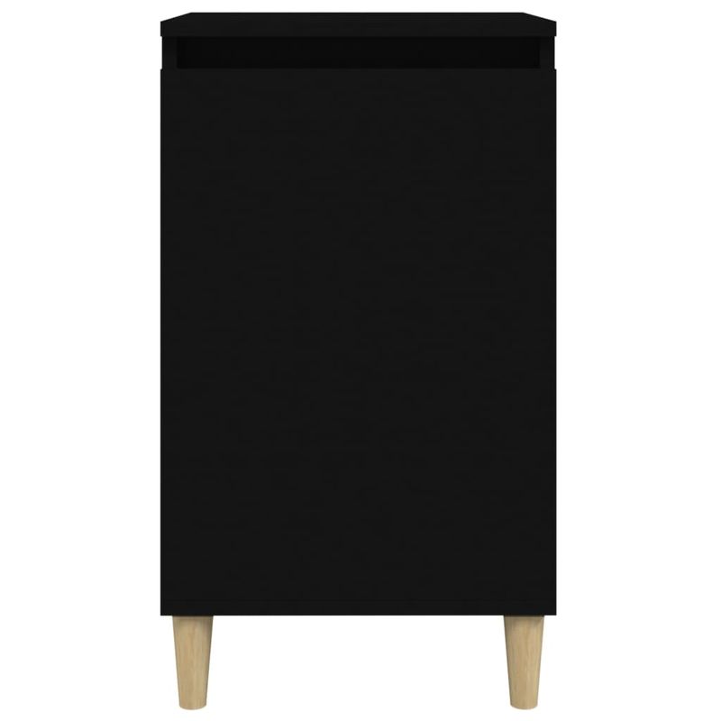 Casa si Gradina - Mobilier - Comode si corpuri - Noptiere - Noptiera, 2 buc, negru, 40x35x70 cm, lemn prelucrat - Infinity.ro
