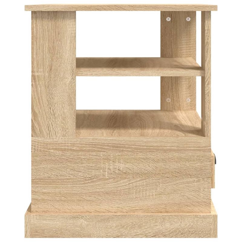 Casa si Gradina - Mobilier - Comode si corpuri - Comode - Masa laterala, stejar sonoma, 50x50x60 cm, lemn prelucrat - Infinity.ro