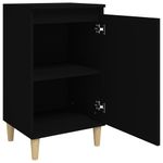 Casa si Gradina - Mobilier - Comode si corpuri - Noptiere - Noptiera, 2 buc, negru, 40x35x70 cm, lemn prelucrat - Infinity.ro
