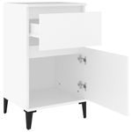 Casa si Gradina - Mobilier - Comode si corpuri - Noptiere - Noptiera, alb, 40x35x70 cm - Infinity.ro