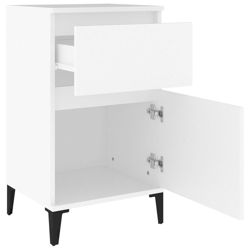 Casa si Gradina - Mobilier - Comode si corpuri - Noptiere - Noptiera, alb, 40x35x70 cm - Infinity.ro