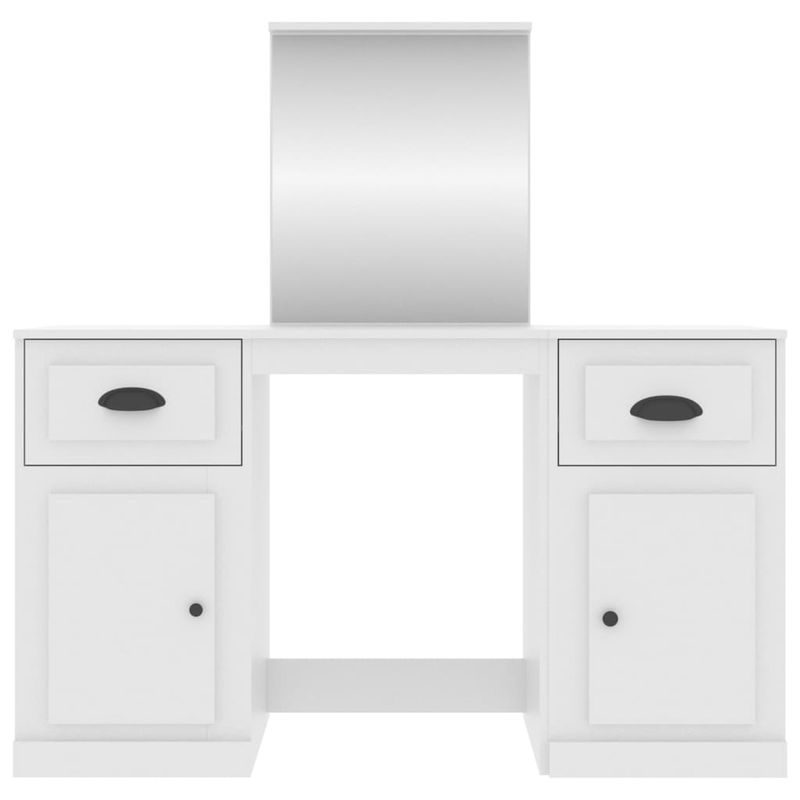 Casa si Gradina - Mobilier - Comode si corpuri - Masute de toaleta - Masa de toaleta cu oglinda, alb, 130x50x132,5 cm - Infinity.ro