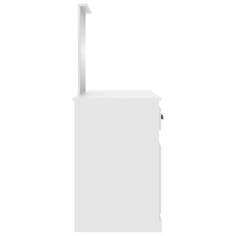 Casa si Gradina - Mobilier - Comode si corpuri - Masute de toaleta - Masa de toaleta cu oglinda, alb, 130x50x132,5 cm - Infinity.ro
