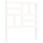 Casa si Gradina - Mobilier - Paturi si accesorii - Paturi - Cadru de pat cu tablie single mic, alb, lemn masiv - Infinity.ro
