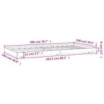 Casa si Gradina - Mobilier - Paturi si accesorii - Paturi - Cadru de pat, 100x200 cm, lemn masiv de pin - Infinity.ro