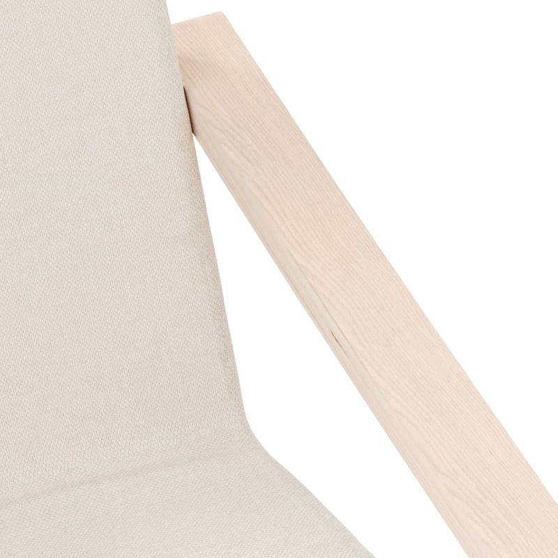 Casa si Gradina - Mobilier - Scaune si fotolii - Scaune - Scaun de relaxare, crem, material textil - Infinity.ro