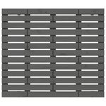 Casa si Gradina - Mobilier - Paturi si accesorii - Accesorii paturi - Tablie de pat pentru perete, gri, 106x3x91,5 cm, lemn masiv pin - Infinity.ro