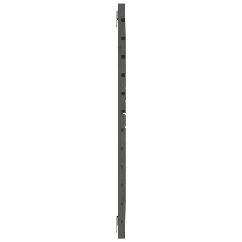 Casa si Gradina - Mobilier - Paturi si accesorii - Accesorii paturi - Tablie de pat pentru perete, gri, 106x3x91,5 cm, lemn masiv pin - Infinity.ro