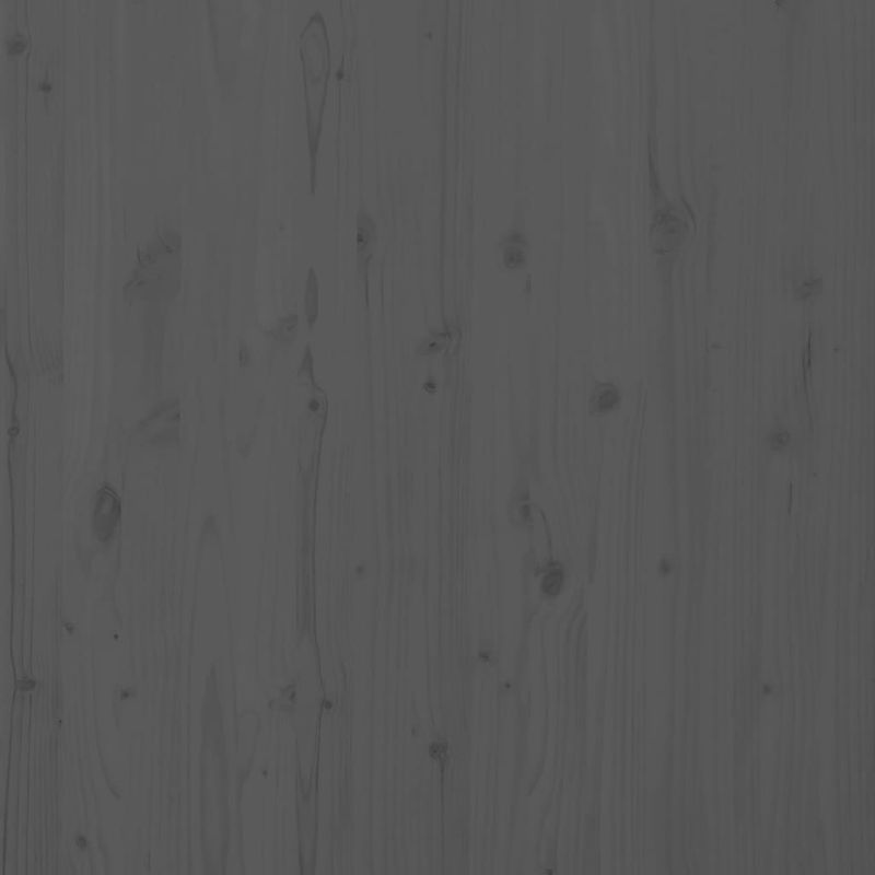 Casa si Gradina - Mobilier - Paturi si accesorii - Accesorii paturi - Tablie de pat pentru perete, gri, 106x3x91,5 cm, lemn masiv pin - Infinity.ro