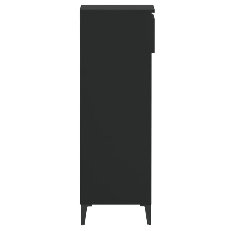 Casa si Gradina - Mobilier - Organizare si depozitare - Organizator incaltaminte - Pantofar, negru, 40x36x105 cm, lemn prelucrat - Infinity.ro