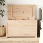 Casa si Gradina - Mobilier - Organizare si depozitare - Cutii depozitare - Cutie de depozitare, 80x40x45,5 cm, lemn masiv de pin - Infinity.ro