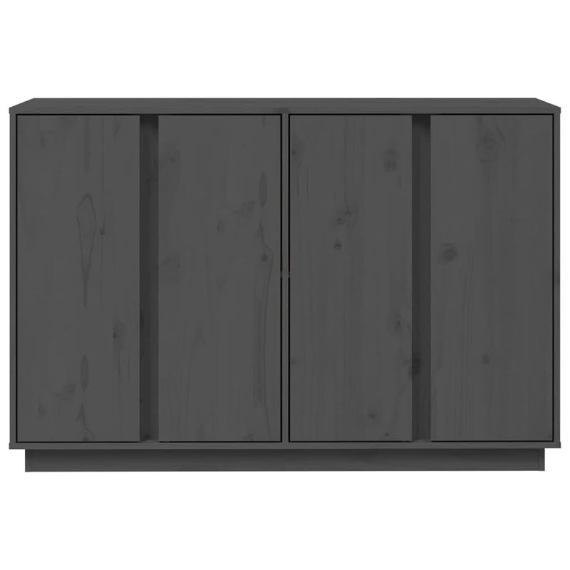Casa si Gradina - Mobilier - Comode si corpuri - Comode - Servanta, gri, 120x35x80 cm, lemn masiv de pin - Infinity.ro