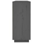 Casa si Gradina - Mobilier - Comode si corpuri - Comode - Servanta, gri, 120x35x80 cm, lemn masiv de pin - Infinity.ro