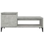 Casa si Gradina - Mobilier - Mese si birouri - Masute de cafea - Masuta de cafea, gri beton, 100x50x45 cm, lemn prelucrat - Infinity.ro