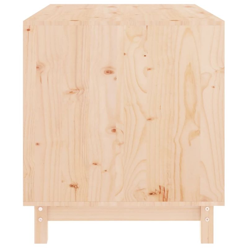 Petshop - Accesorii petshop - Culcusuri si custi - Custi interior si exterior - Casa pentru caini, 90x60x67 cm, lemn masiv de pin - Infinity.ro
