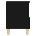 Casa si Gradina - Mobilier - Comode si corpuri - Noptiere - Noptiere, 2 buc., negru, 40x35x50 cm - Infinity.ro