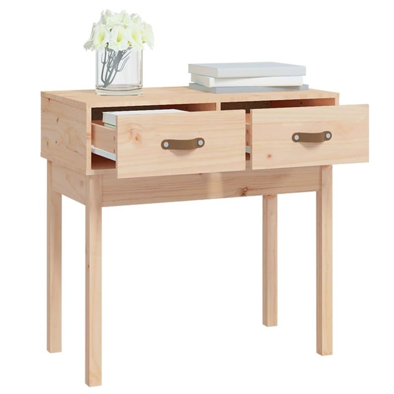 Casa si Gradina - Mobilier - Comode si corpuri - Console - Masa consola, 76,5x40x75 cm, lemn masiv de pin - Infinity.ro