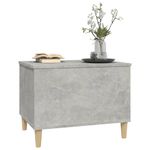 Casa si Gradina - Mobilier - Mese si birouri - Masute de cafea - Masuta de cafea, gri beton, 60x44,5x45 cm, lemn prelucrat - Infinity.ro