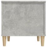 Casa si Gradina - Mobilier - Mese si birouri - Masute de cafea - Masuta de cafea, gri beton, 60x44,5x45 cm, lemn prelucrat - Infinity.ro