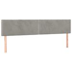 Casa si Gradina - Mobilier - Paturi si accesorii - Paturi - Pat continental cu saltea, gri deschis, 200x200 cm, catifea - Infinity.ro