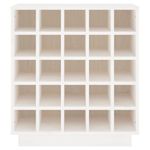 Casa si Gradina - Mobilier - Dulapuri si sifoniere - Dulapuri - Dulap de vinuri, alb, 55,5x34x61 cm, lemn masiv de pin - Infinity.ro