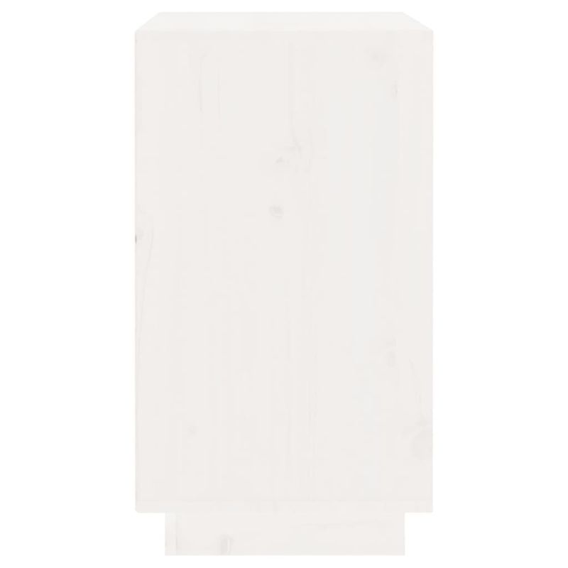 Casa si Gradina - Mobilier - Dulapuri si sifoniere - Dulapuri - Dulap de vinuri, alb, 55,5x34x61 cm, lemn masiv de pin - Infinity.ro