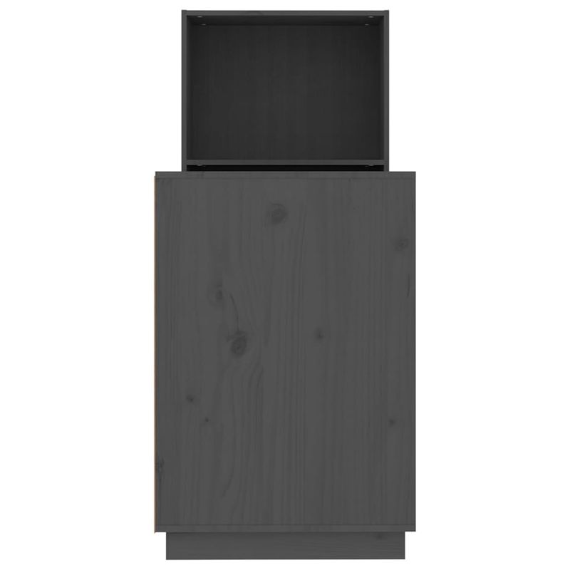 Casa si Gradina - Mobilier - Mese si birouri - Birouri - Birou, gri, 110x53x117 cm, lemn masiv de pin - Infinity.ro