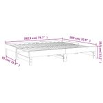 Casa si Gradina - Mobilier - Paturi si accesorii - Paturi - Pat de zi extensibil, gri, 2x(90x200) cm, lemn masiv de pin - Infinity.ro
