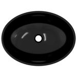 Casa si Gradina - Sanitare - Lavoar baie si accesorii - Lavoare si piedestale - Chiuveta din sticla, negru, 50x37x14 cm - Infinity.ro