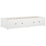 Casa si Gradina - Mobilier - Paturi si accesorii - Paturi - Pat de zi, alb, 80x200 cm, lemn masiv de pin - Infinity.ro