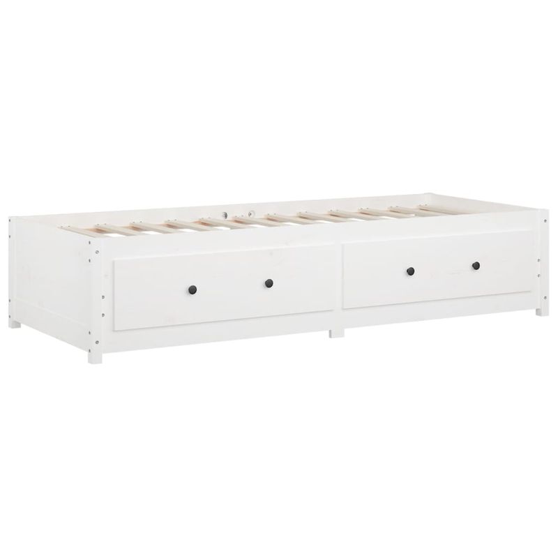 Casa si Gradina - Mobilier - Paturi si accesorii - Paturi - Pat de zi, alb, 80x200 cm, lemn masiv de pin - Infinity.ro