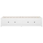 Casa si Gradina - Mobilier - Paturi si accesorii - Paturi - Pat de zi, alb, 80x200 cm, lemn masiv de pin - Infinity.ro