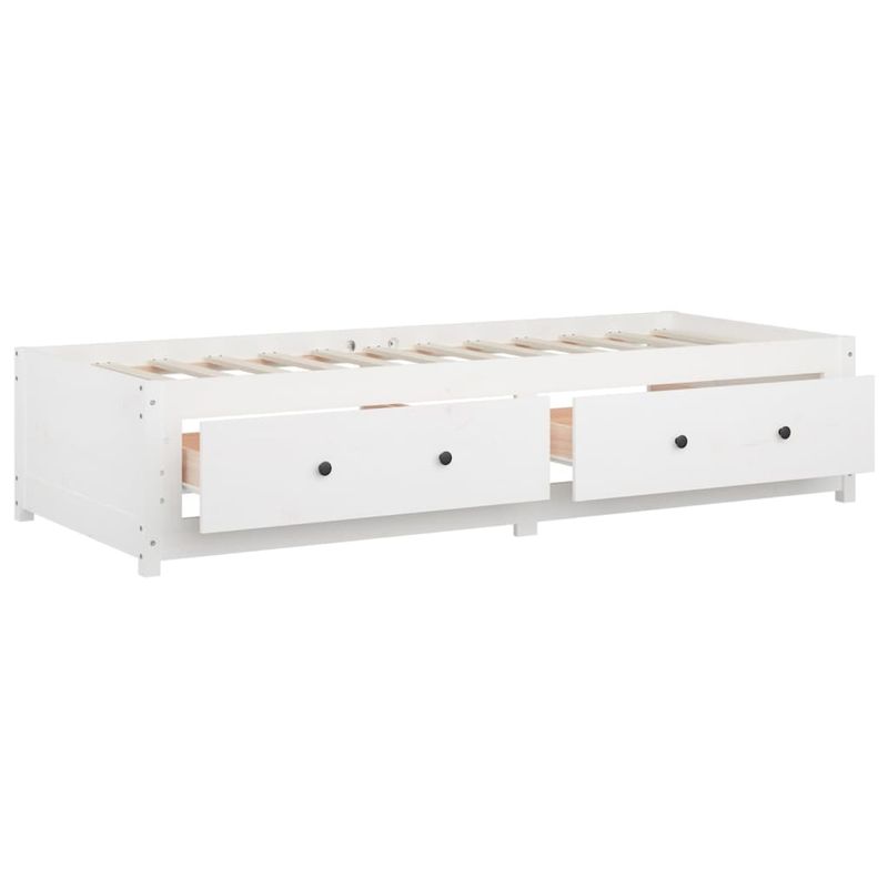 Casa si Gradina - Mobilier - Paturi si accesorii - Paturi - Pat de zi, alb, 80x200 cm, lemn masiv de pin - Infinity.ro