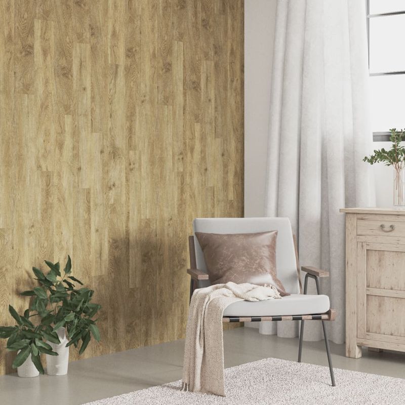 Casa si Gradina - Gradina si terasa - Garduri, panouri si accesorii - Panouri de perete aspect lemn, lemn de stejar, 2,06 m², PVC - Infinity.ro