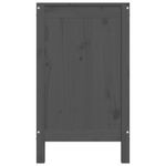 Casa si Gradina - Sanitare - Suporturi si accesorii baie - Accesorii baie - Cutie de rufe, gri, 88,5x44x76 cm, lemn masiv de pin - Infinity.ro