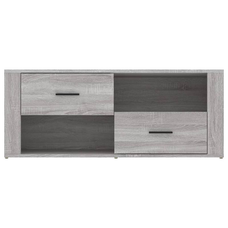 Casa si Gradina - Mobilier - Comode si corpuri - Comode - Comoda TV, gri sonoma, 100x35x40 cm, lemn prelucrat - Infinity.ro