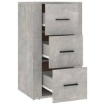 Casa si Gradina - Mobilier - Comode si corpuri - Comode - Servanta, gri beton, 40x33x70 cm, lemn prelucrat - Infinity.ro