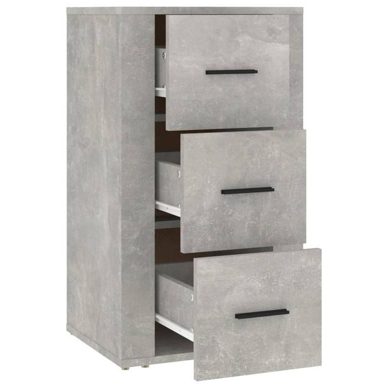 Casa si Gradina - Mobilier - Comode si corpuri - Comode - Servanta, gri beton, 40x33x70 cm, lemn prelucrat - Infinity.ro